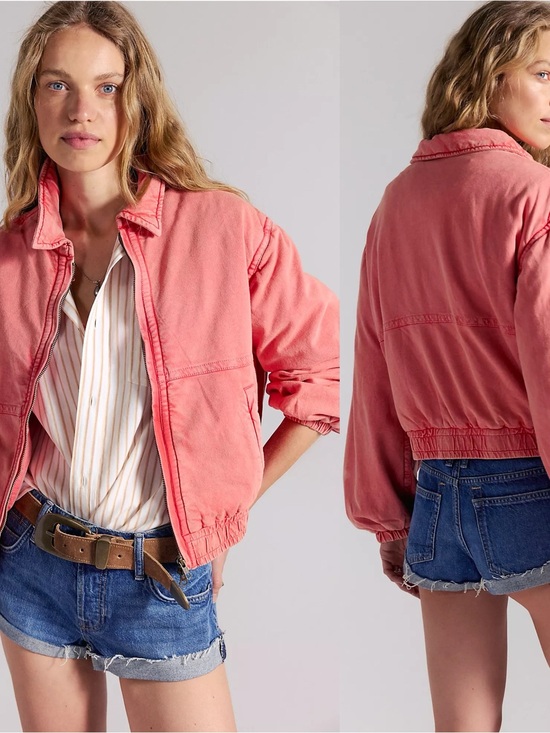 Free People Jackets & Blazers - NWOT- FP One Birdie Washed Jacket